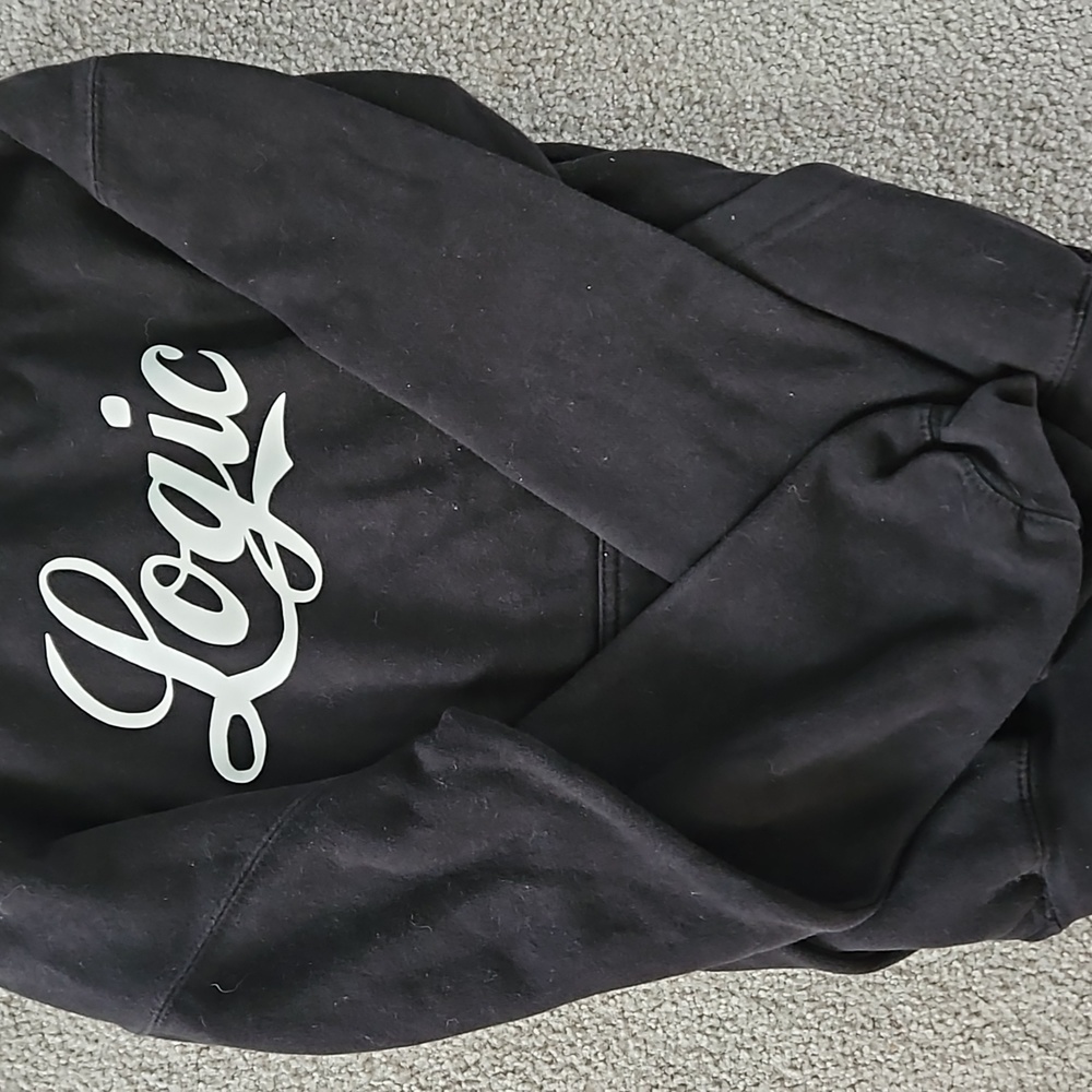 Black Logic hooded sweatshirt